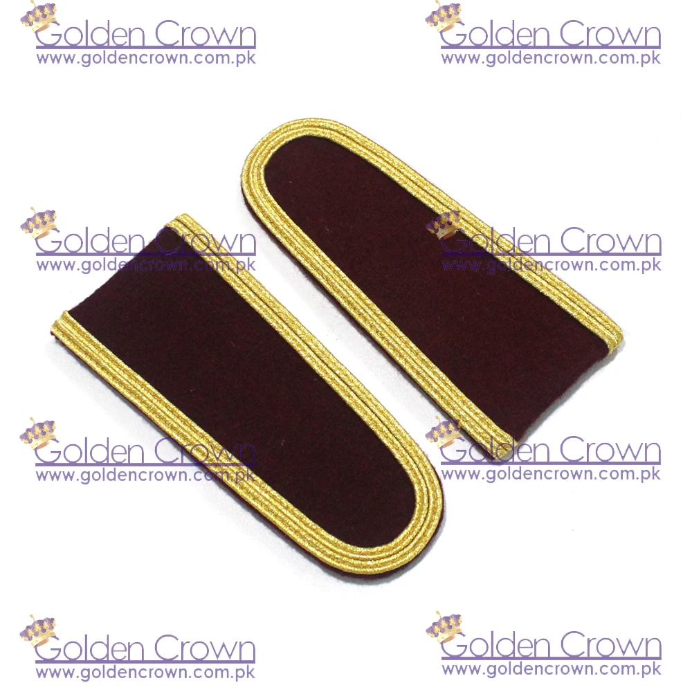 Custom Army Uniform Shoulder Board Military Collar Ranks Custom