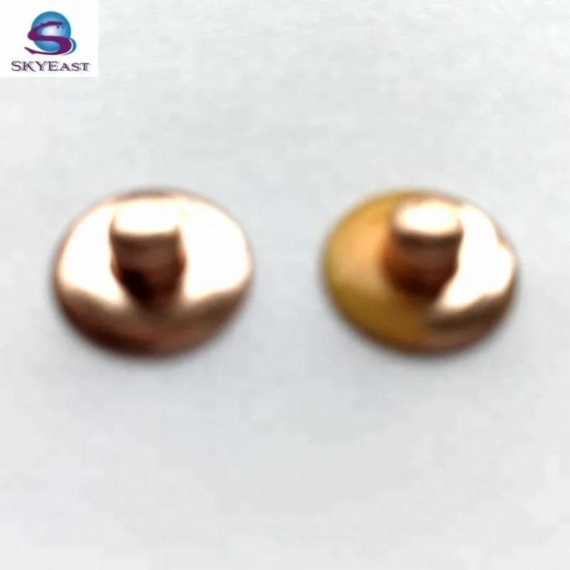 
Fashion Style Two Tones Painted and Plated Nipple Cap Jean Metal Rivets 