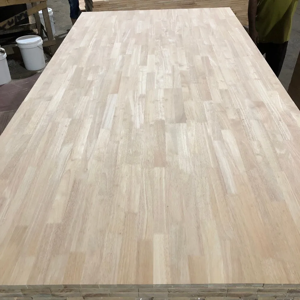 Thickness 22mm Rubber Wood Finger Joint Laminated Board Buy Rubber