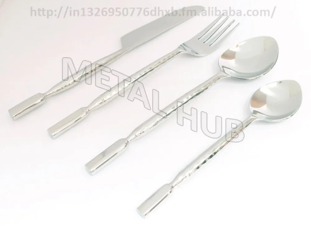 Stainless Steel Flatware Set With Hand Handles Buy Flatware