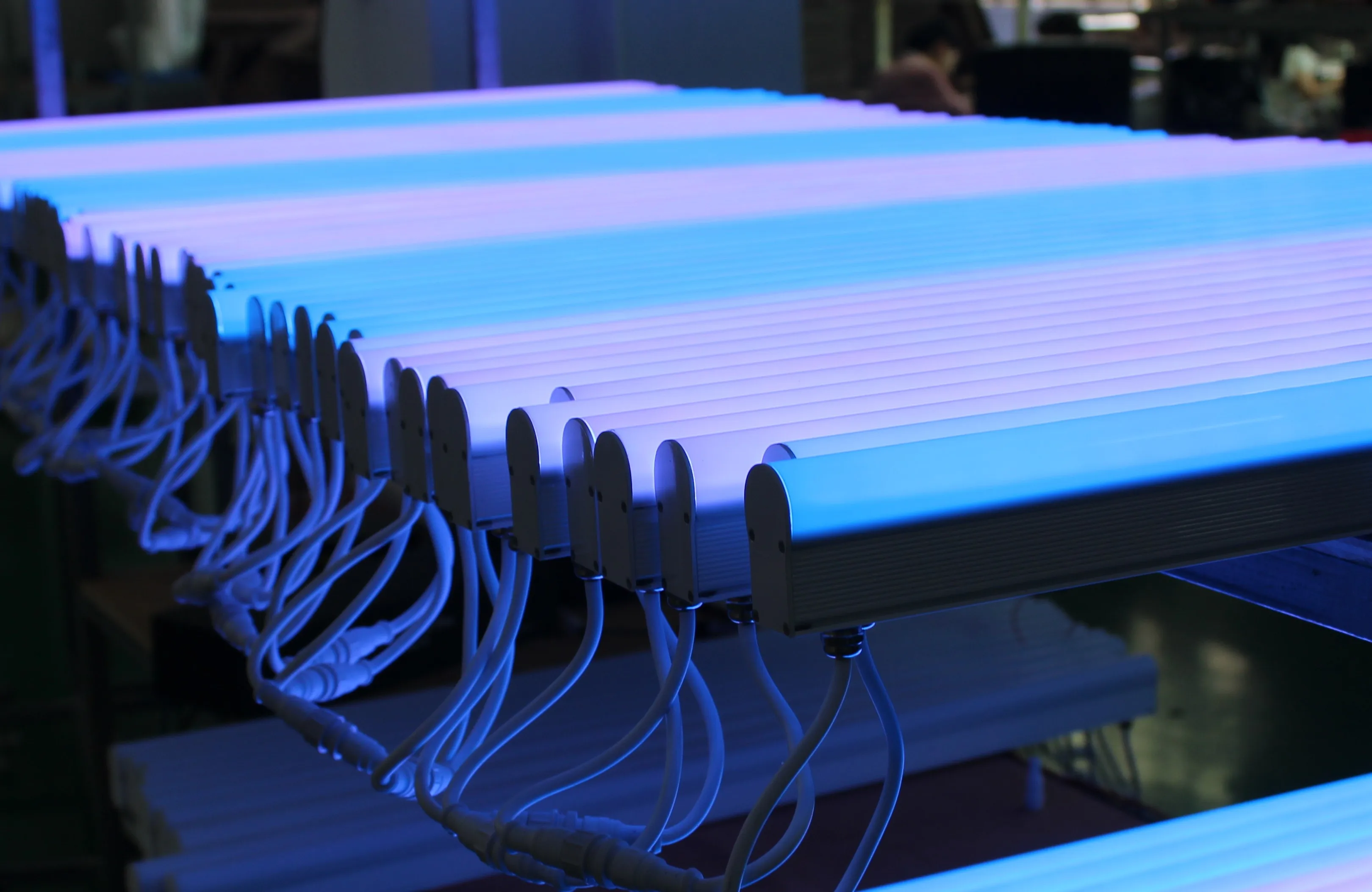 Dmx Control Led Tube Digital Rgb Aluminium Light Bar Building Facade