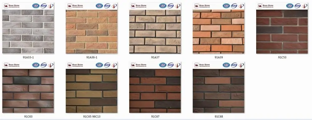 EcoFriendly Interior Exterior Wall Imitation Brick from