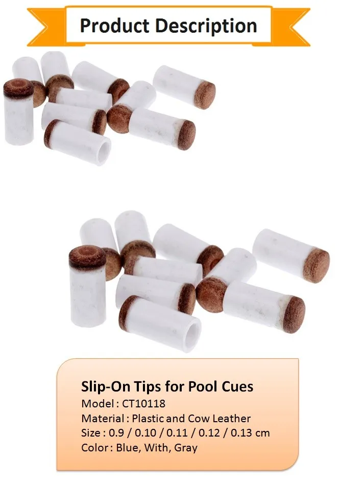Professional Pool Cues Tips Buy Pool Billiard Cue Tips,Slipon Tips