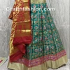 Indian Fusion Designer Lehenga Choli - Traditional Banarasi Silk Choli With Dupatta - Patola Print Choli