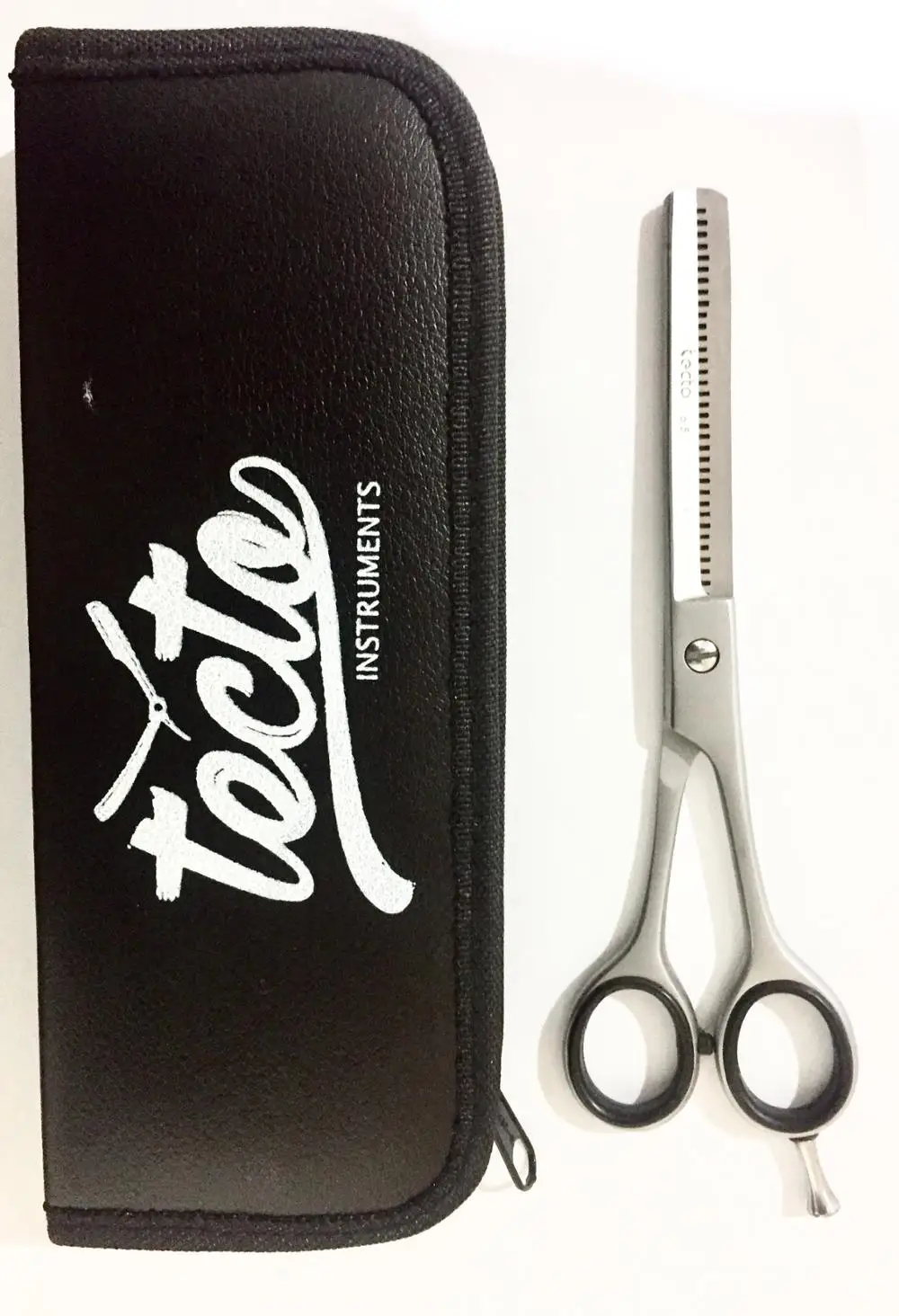 Beard Scissors/ Mustache & Facial Scissors 4" Men Grooming Kit Leather