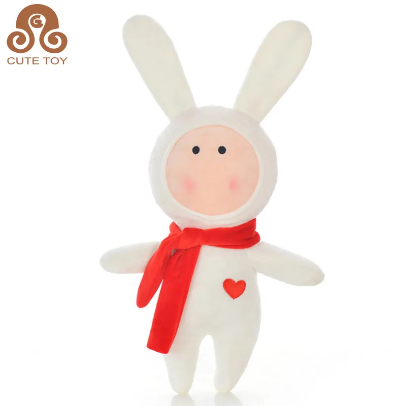 white rabbit plush toy