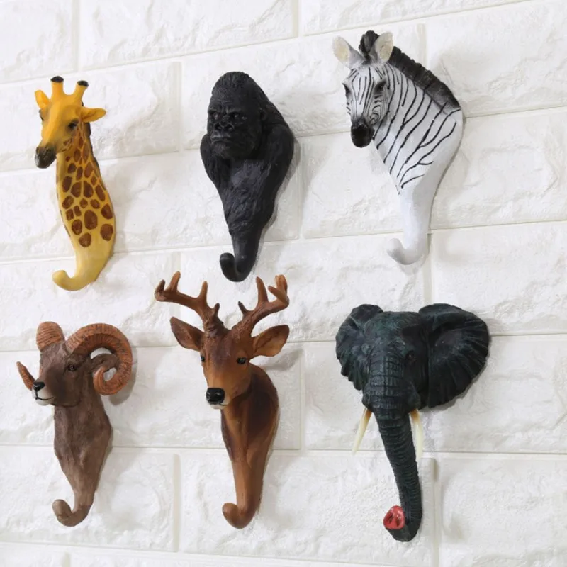 China Factory Animal Coat Rack Wall Clothes Hanging Hooks Home