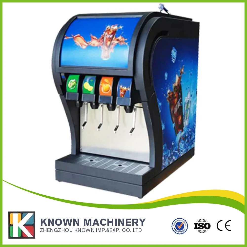 Soft Drinks Coke Beverage Post Mix Dispenser Carbonated Soft Drink