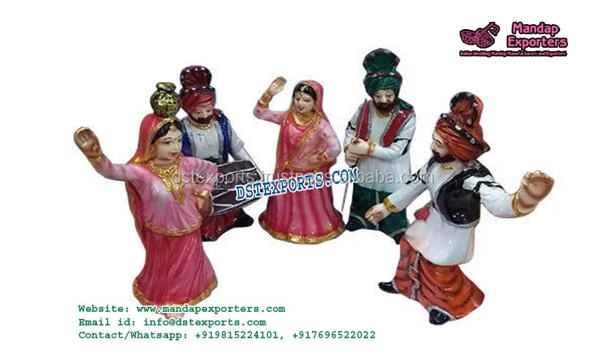 Punjabi Lady Statue,Punjabi Culture Fiber Statues Manufacturer