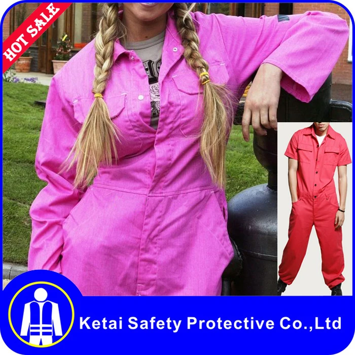100 Cotton Pink Mechanic Coveralls Buy Pink Mechanic Coveralls,Pink