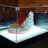 crystal custom acrylic display box case with lid lock clear led acrylic shoes car model doll toy display