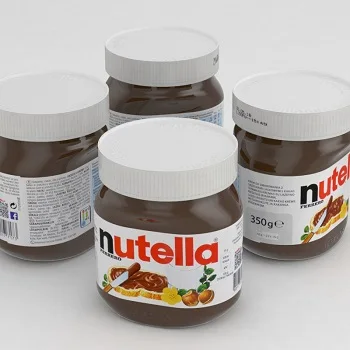 XXL pot nutella gevuld met mini nutella, gepersonaliseerd. www.shop120.be