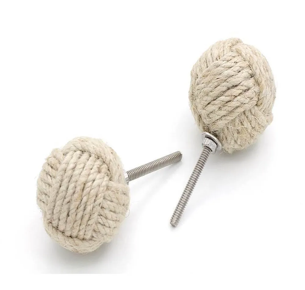 Rii White Jute Rope Door S Knot Drawer Pulls And Pull Push Handle For Cabinets Wardrobes Cupboards N Rii White Jute Rope Door S Knot Drawer Pulls And Pull Push Handle For Cabinets Wardrobes Cupboards N