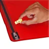 Security bag reusable bank deposit cash money messenger tamper proof, bag sealed with alphanumeric folio. Tamper evident.