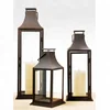 brown colour finished metal modern lantern
