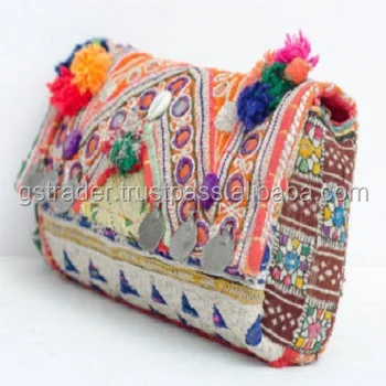 bohemian clutch