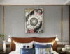 Vintage Style Mixed Clock Design Bedroom Living Room Decorative Painting Wall Art