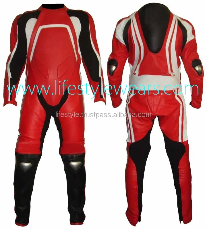 Motorcycle Leather Suit Speed Skating Suit Leather Speed Racing Suit Drag Racing Leather Suit