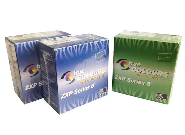 800012-445 Ymck Color Ribbon & 800012-601 Ribbon Transfer Film For