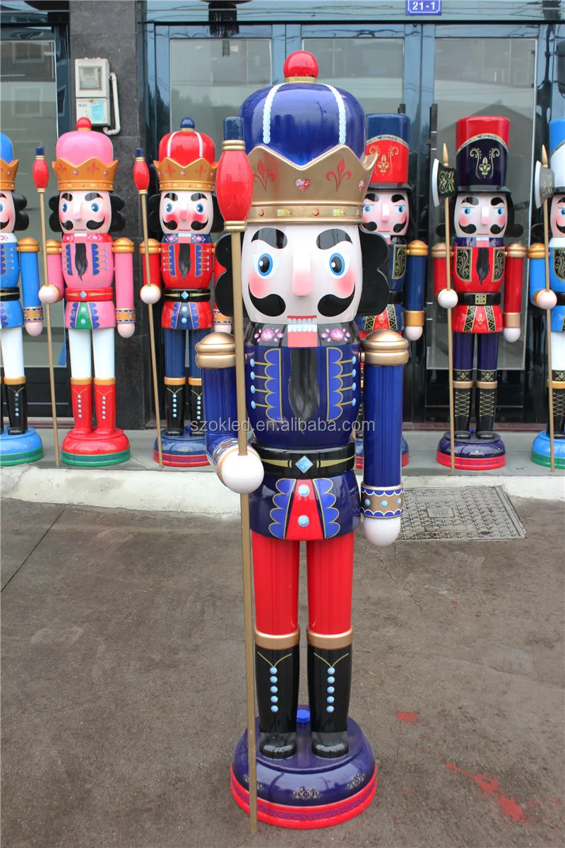 Custom Life Size Christmas Resin Nutcracker Statues Soldier - Buy Large 