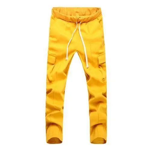 yellow track pants mens