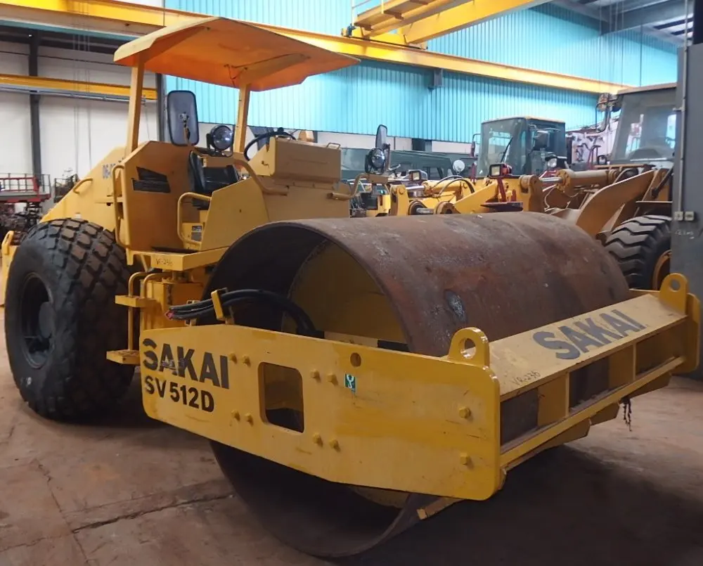 
USED SAKAI SV512D SINGLE DRUM COMPACTOR FOR SALE 
