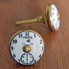 Ceramic Clock Drawer Knobs Cheap Cabinet Furniture Knobs
