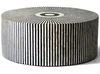 Bone Inlay Black Zebra line Round Coffee Table
