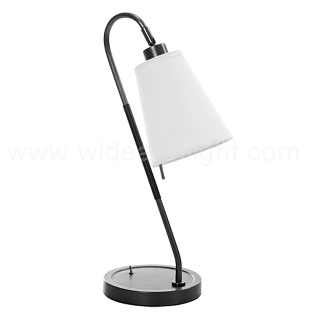 Ul Cul Listed Hotel Adjustable Metal Desk Lamp With Switch On Base