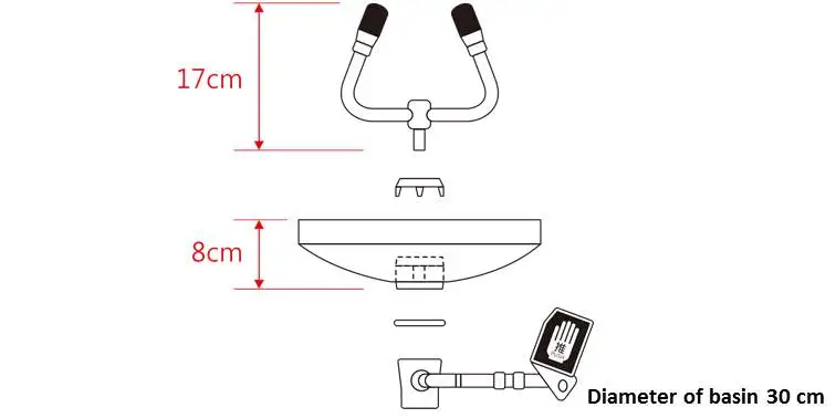 Stainless steel Wall Mounted Type Emergency Eye Wash Station -1