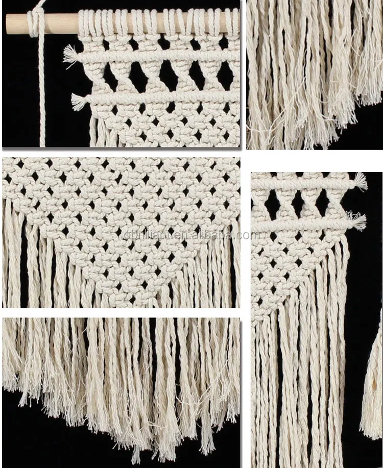 boho woven wall hanging