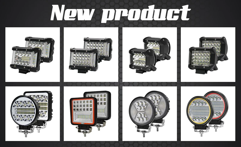 5'' 24w LED Work Lamp For Truck 1800LM 24v LED Rectangular Design Industrial Machine Work Light