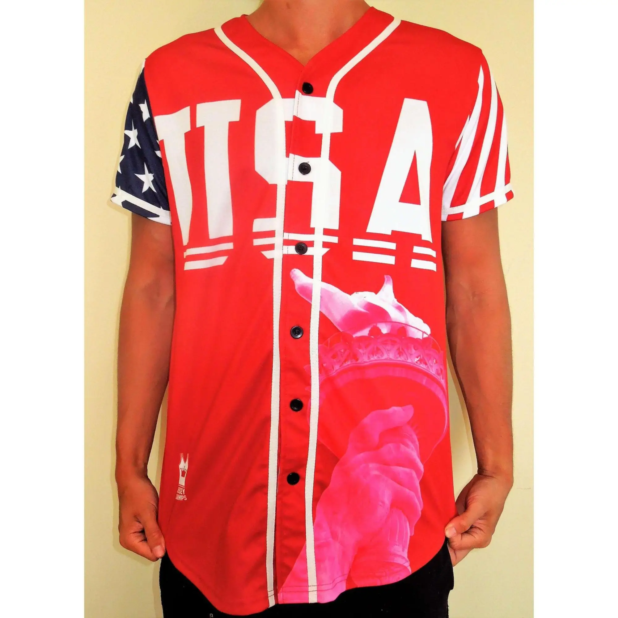 Source Wholesale sublimation custom baseball jersey/vintage