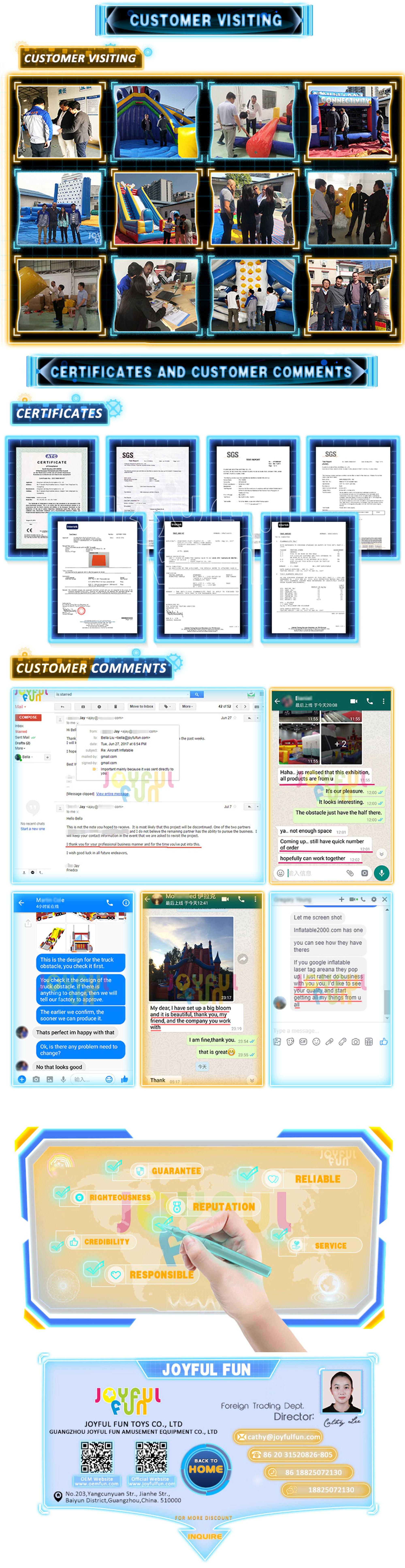 Inflatable cartoon jump bouncy castle house inflatable combo for amusement park 5.2 Cathy(2).jpg