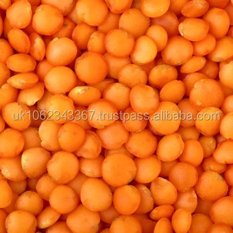 good quality red lentils whole and split