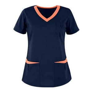 Nurse Uniform Design Women Medical Scrub shirt Nurse Uniform Design Women Medical Scrub shirt