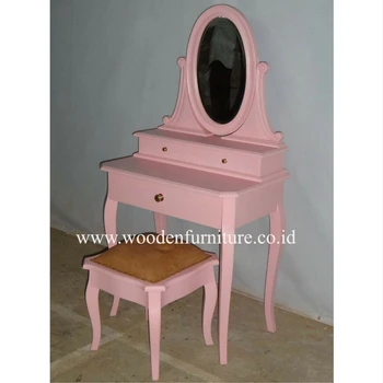 Kid Dressing Table With Mirror Classic Dressing Stool Antique