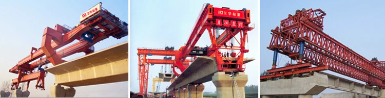 Weihua Crane Precast Concrete Bridge Girder Lifting Gantry Crane