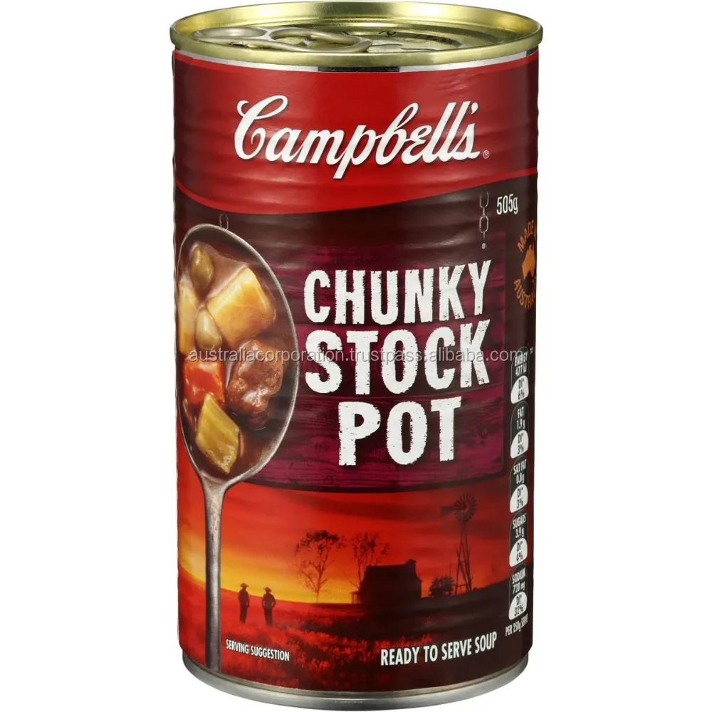 Campbell's Canned Soup Chunky Irish Stew Style 505g Ready To Serve Soup