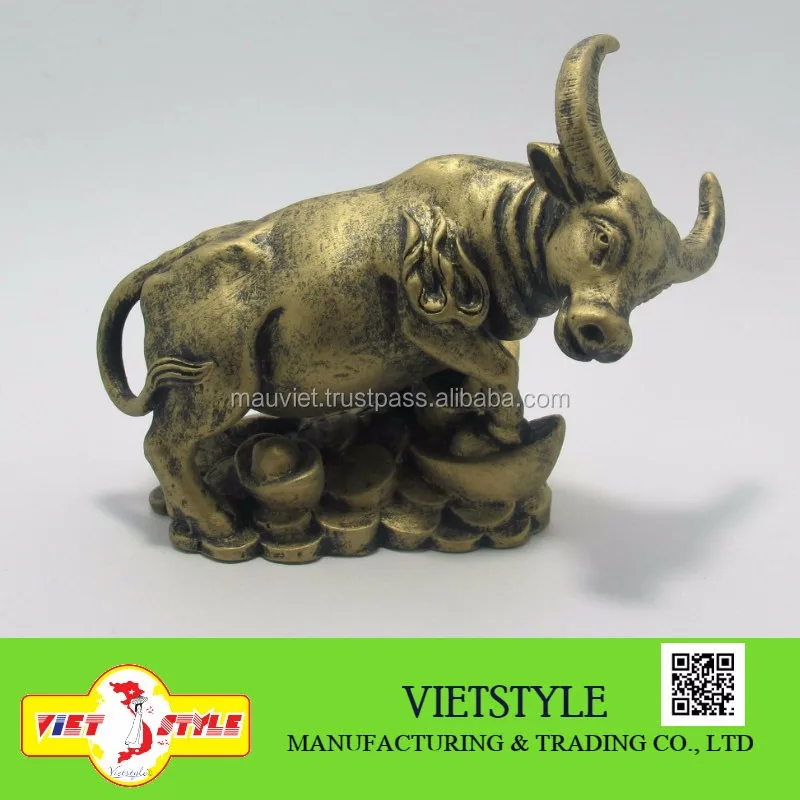 Polyresin Figurine For Home Decoration And Gifts/ Buffalo Figurine