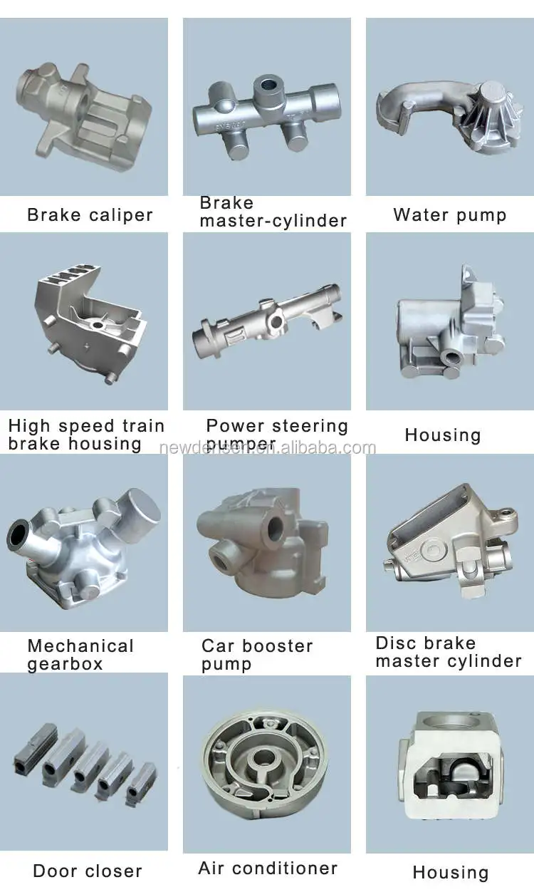 Densen Customized High Quality Aluminium Alloy Auto Parts,Car Engine