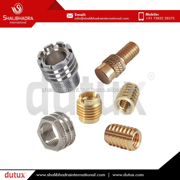 Wholesale Brass Knurled Insert Nut Buy Barbed Expansion Inserts
