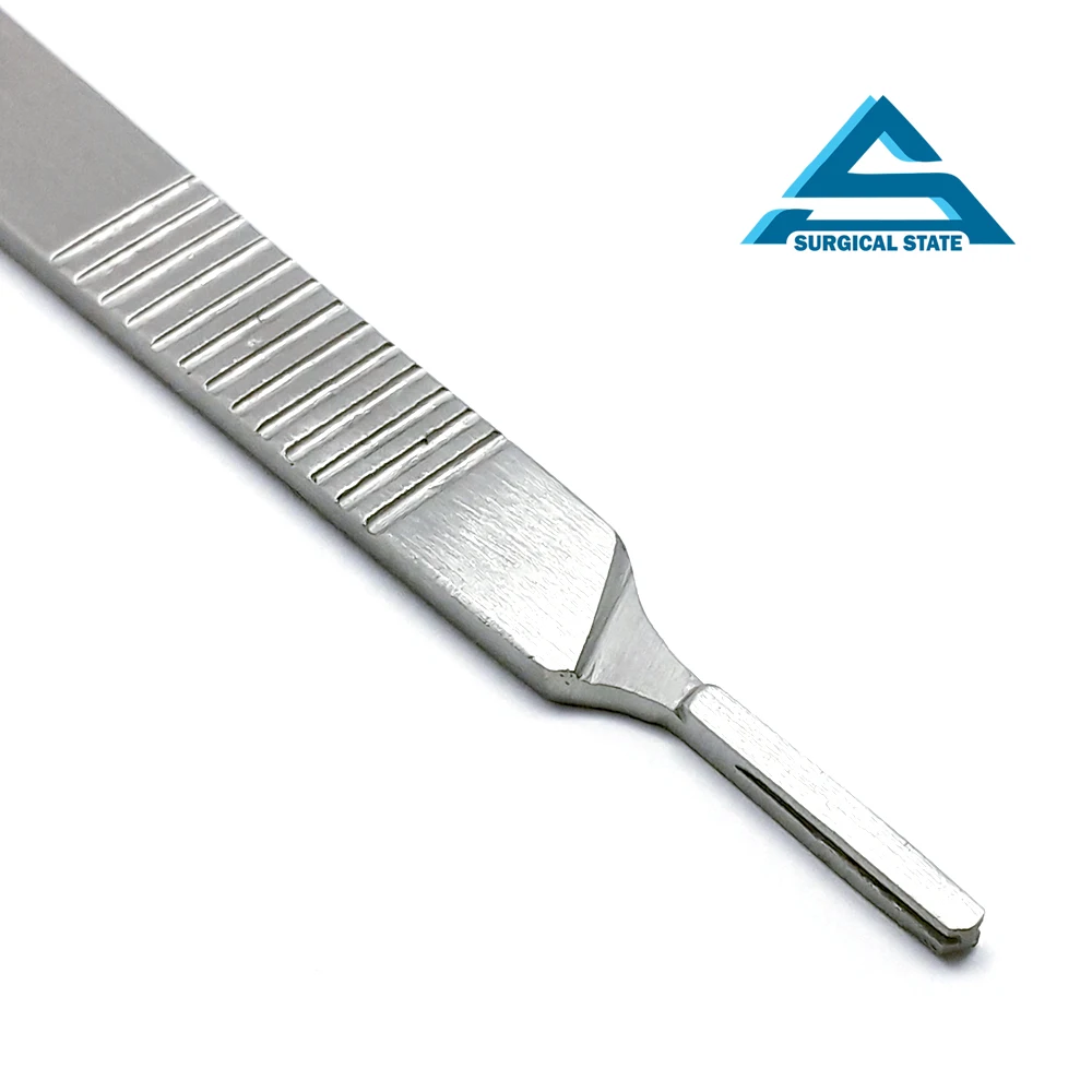 Scalpel Handle Bp Handle No.3 Number 4 Custom Sizing Oem Services Straight Rounded Handle