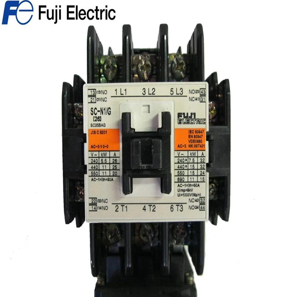 Fuji Magnetic Contactor SC-3N 200-220V 50-60Hz