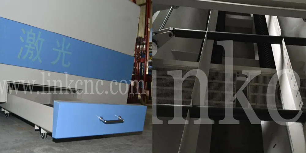 1530 500W cnc fiber optic laser cutting machine for metal