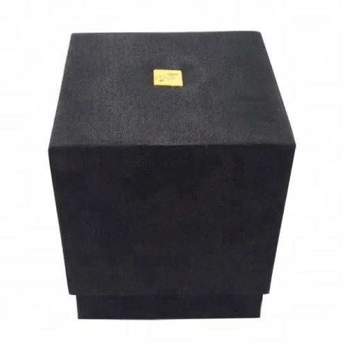 Silk Jewelry Boxes In Style Of Black Cylinder Box