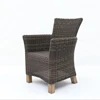 Indonesia Teak Furniture Outdoor Furniture Rattan Furniture Natha Arm Chair Black Manufactured by Kota Jati Furindo Jepara