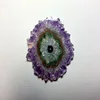 Amethyst Slab Round druzy Slice : Wholesaler