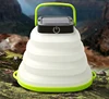 Silicone Solar Folding Lantern with Hook 3 Work Modes Waterproof for Camping, Workshop, Hiking, Emergency
