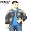 Men Oversized Denim Jacket Custom Outdoor 100% Cotton Denim Jaket Mens